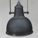 Vintage Industrielampe Shabby Schwarz