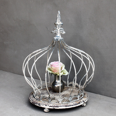 Landhaus Deko Krone shabby