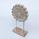 Dekoobjekt Holz Skulptur Ornament Shabby chic