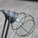 Retro Tischlampe Industrie Design Schwarz