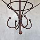 Rost Kerzen Deckenleuchter Vintage