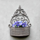 Vintage Garten Blumenkasten Wandkorb Metall