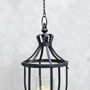 Vintage Kerzen Wandlaterne Schwarz Landhaus