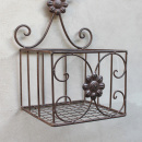 Vintage Metall Wandkorb Shabby Chic