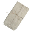 4er Set Chic Antique Stoffserviette Leinen Serviette