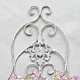 Vintage Metall Garten Blumen Wandkorb Shabby