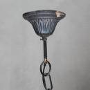 Industrielampe Vintage Schwarz Ø35 cm – Metall Pendelleuchte im Landhausstil