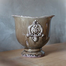Groer Vintage Ornament Keramik bertopf Oval