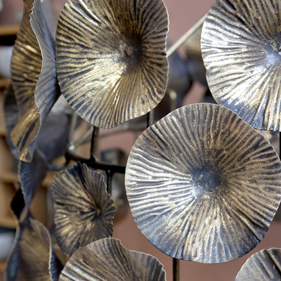 Chic Antique H�ngeleuchte Blumen Dekor Antik Messing