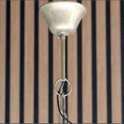 Chic Antique H�ngeleuchte Blumen Dekor Antik Messing