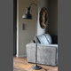 Vintage Stehlampe Factory Shabby Schwarz
